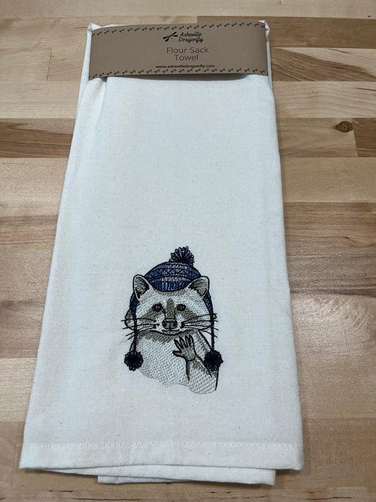 Kitchen Towel - Friendly Racoon